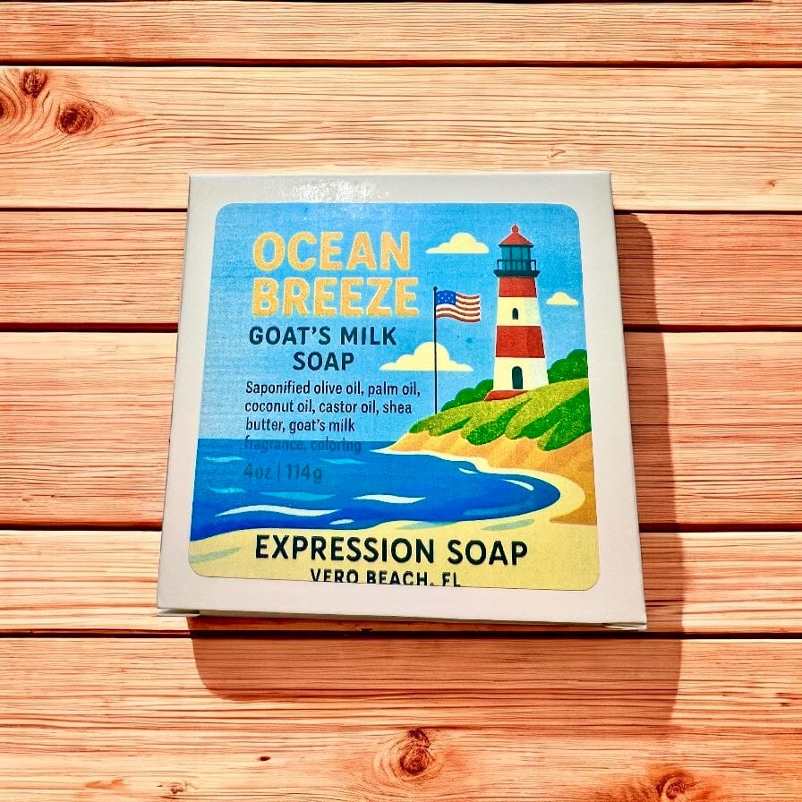 Expression Soap & Candle Company Soap Ocean Breeze Goat’s Milk Soap | Expression Soap