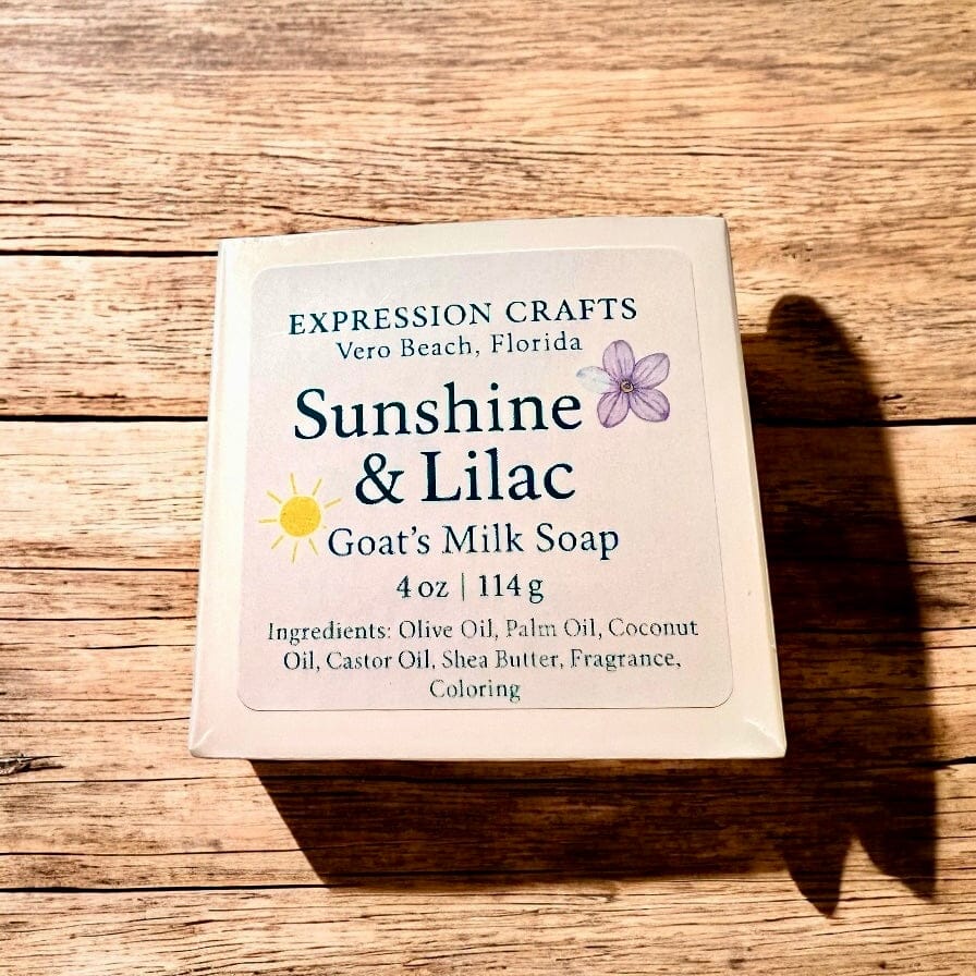 Expression Soap & Candle Company Soap Sunshine & Lilac Goat’s Milk Soap | Expression Soap