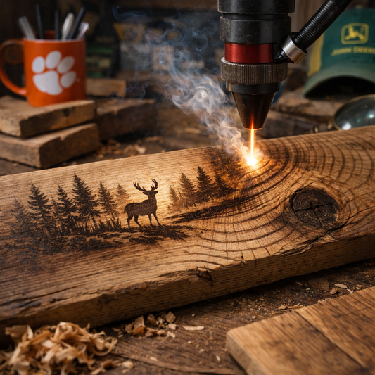The Secret Language of Wood Grain: How Laser Engraving Reveals Hidden Stories in Every Plank