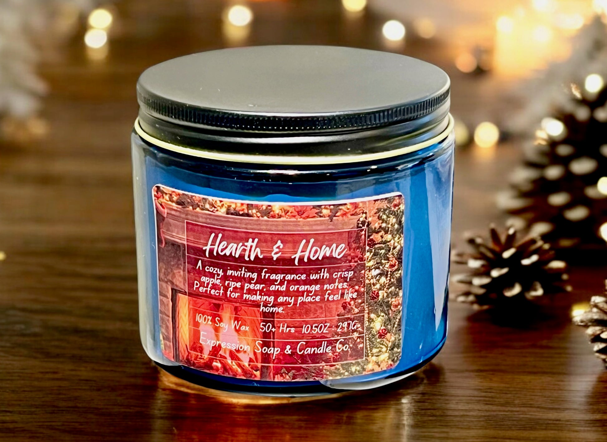 Hearth & Home Candle – handmade candle by Freedom of Expression Gifts.