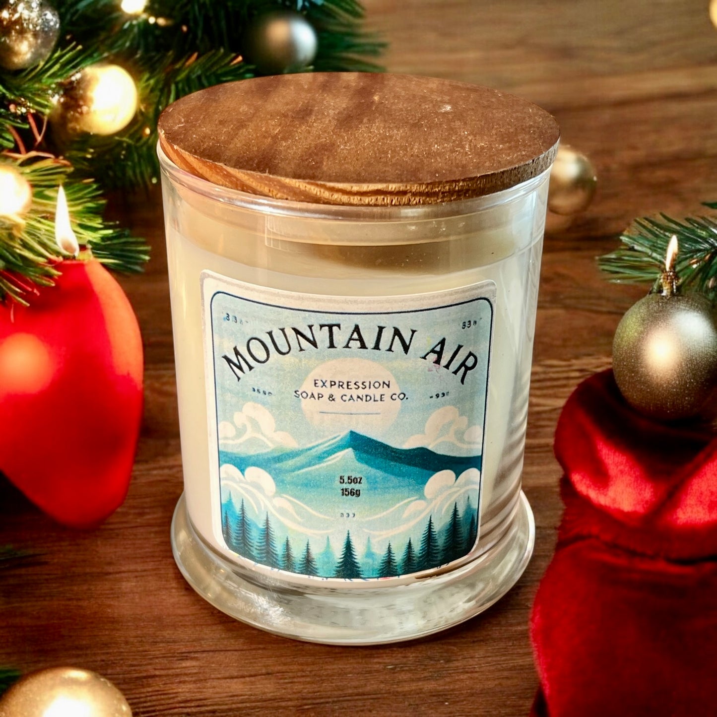 Mlountain Air Candle – handmade candle by Freedom of Expression Gifts.