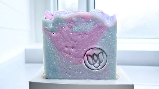 Lavender Bliss Goats Milk Soap – handmade soap by Freedom of Expression Gifts.