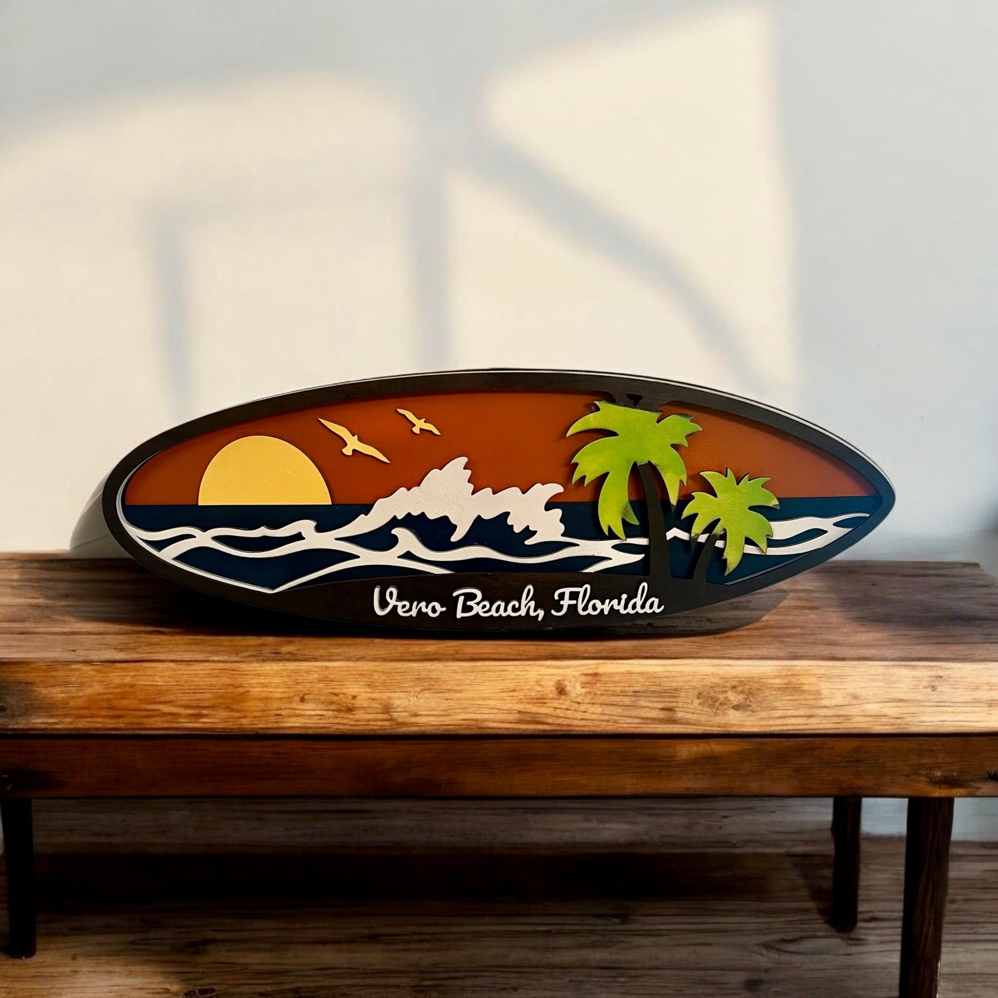 Vero Beach – handmade sign by Freedom of Expression Gifts.