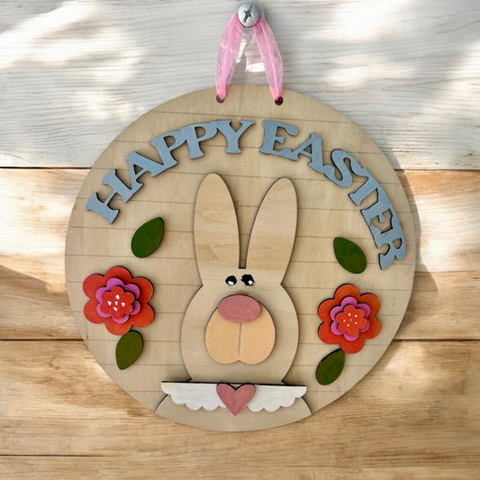 Happy Easter – handmade sign by Freedom of Expression Gifts.