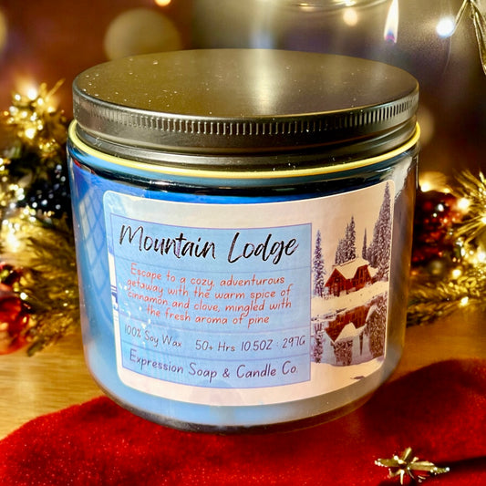 Mountain Lodge Candle – handmade candle by Freedom of Expression Gifts.