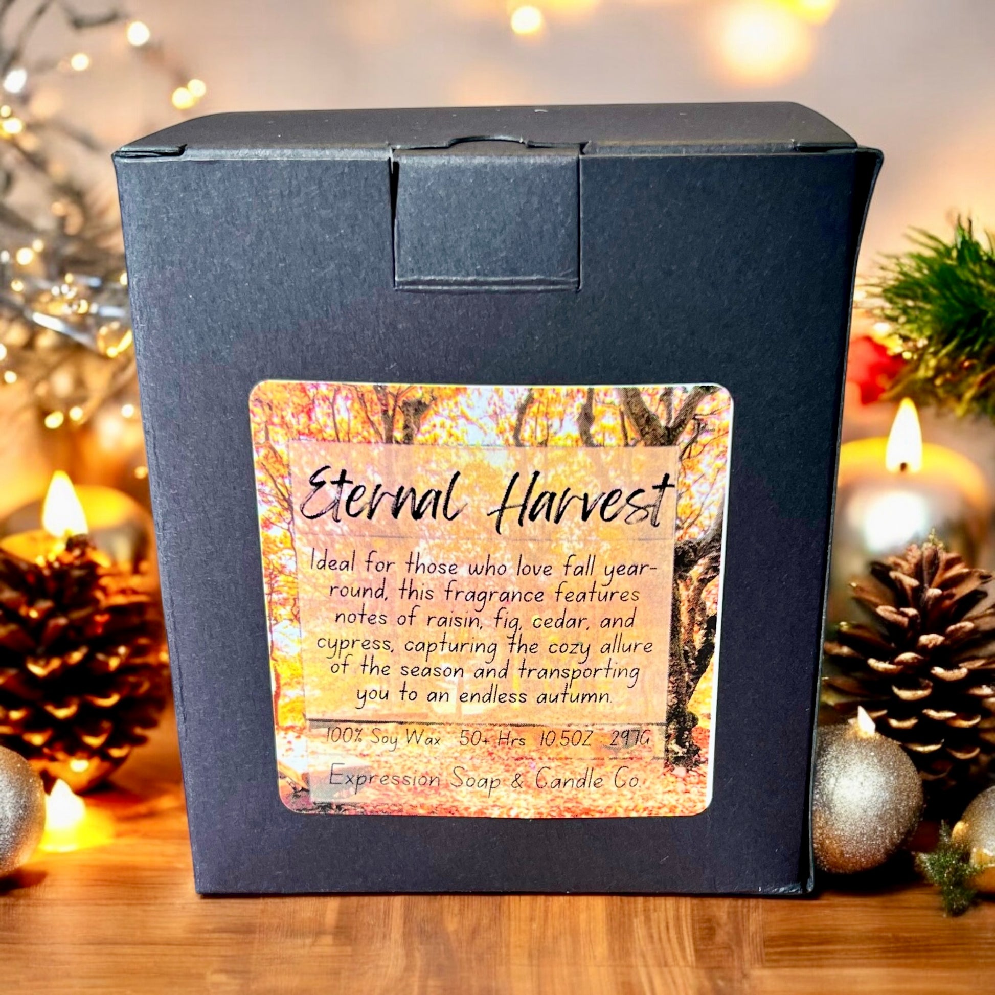 Eternal Harvest Candle – handmade candle by Freedom of Expression Gifts.