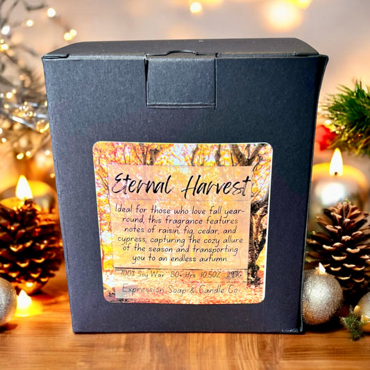 Eternal Harvest Candle – handmade candle by Freedom of Expression Gifts.