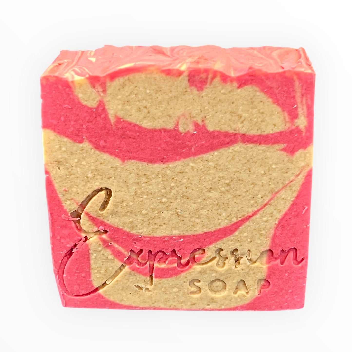 Crimson Sunrise Soap – handmade soap by Freedom of Expression Gifts.