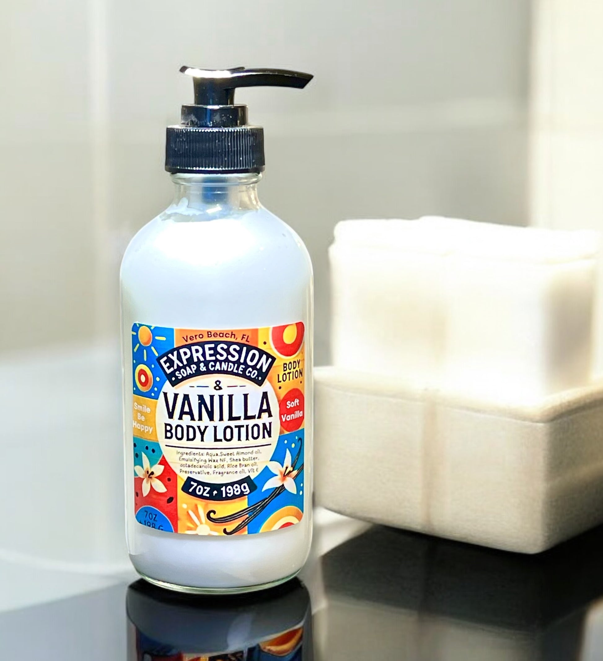 Vanilla Body Lotion – handmade lotions by Freedom of Expression Gifts.