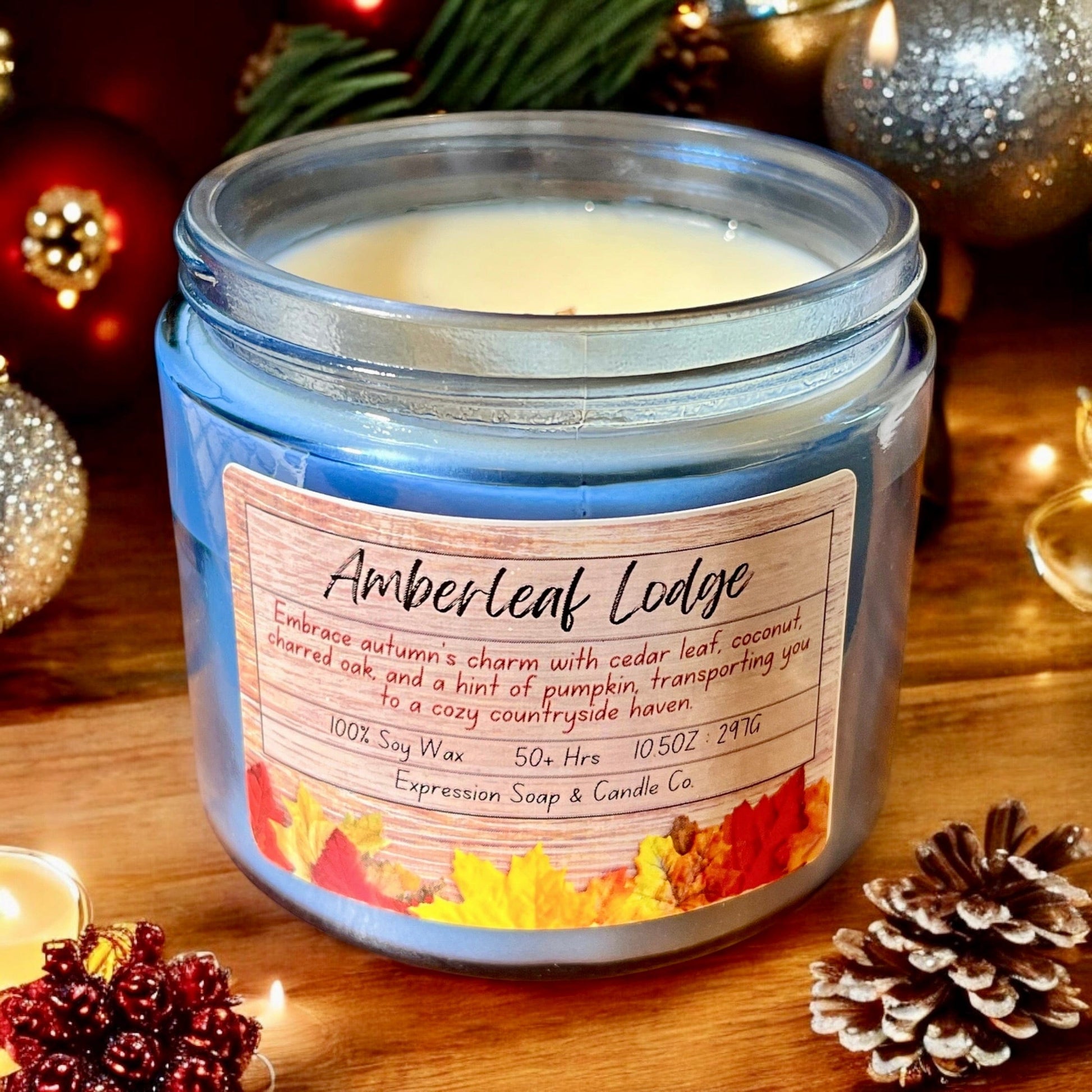 Expression Soap & Candle Company Candle Amberleaf Lodge Candle