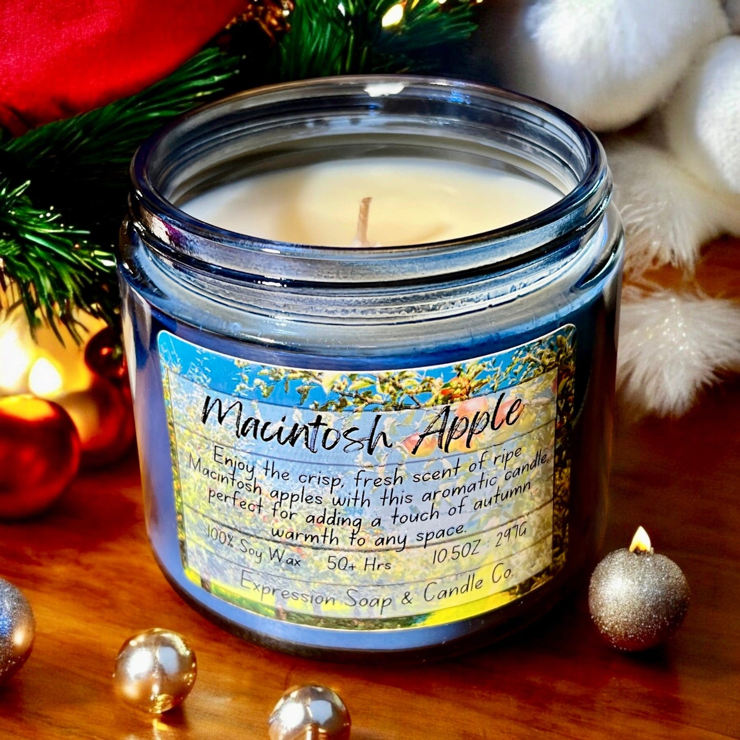 Expression Soap & Candle Company Candle Macintosh Apple Candle