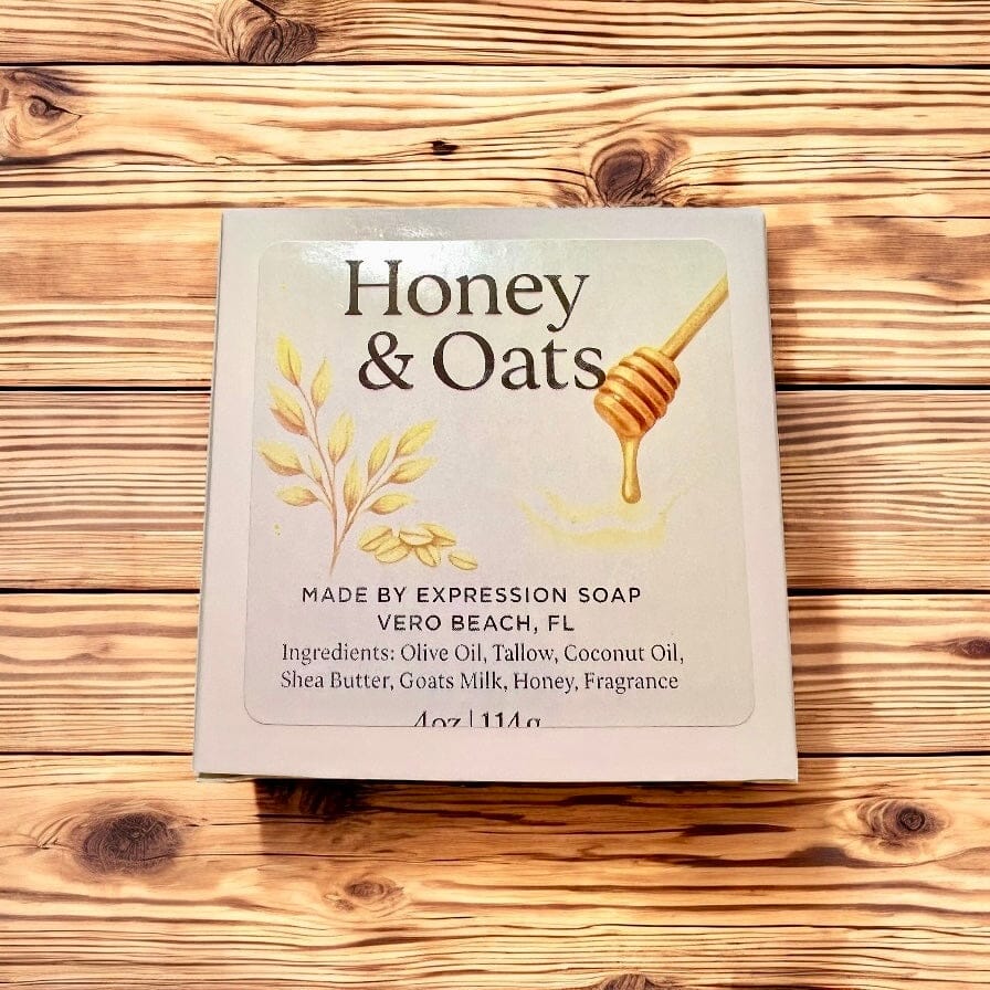 Expression Soap & Candle Company Soap Honey & Oats Goat’s Milk Soap | Expression Soap