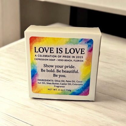 Expression Soap & Candle Company Soap Love is Love – Pride Edition 2025 | Expression Soap