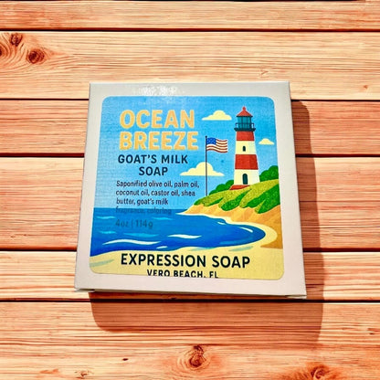 Expression Soap & Candle Company Soap Ocean Breeze Goat’s Milk Soap | Expression Soap